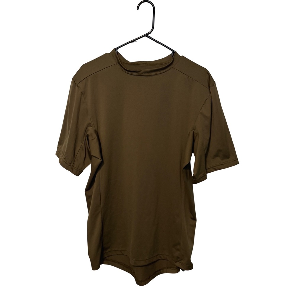 Orc Industries L1 T-Shirt Mens Large Brown Tactical Performance Short Sleeve USA